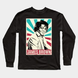 Vintage Retro James Brown Long Sleeve T-Shirt